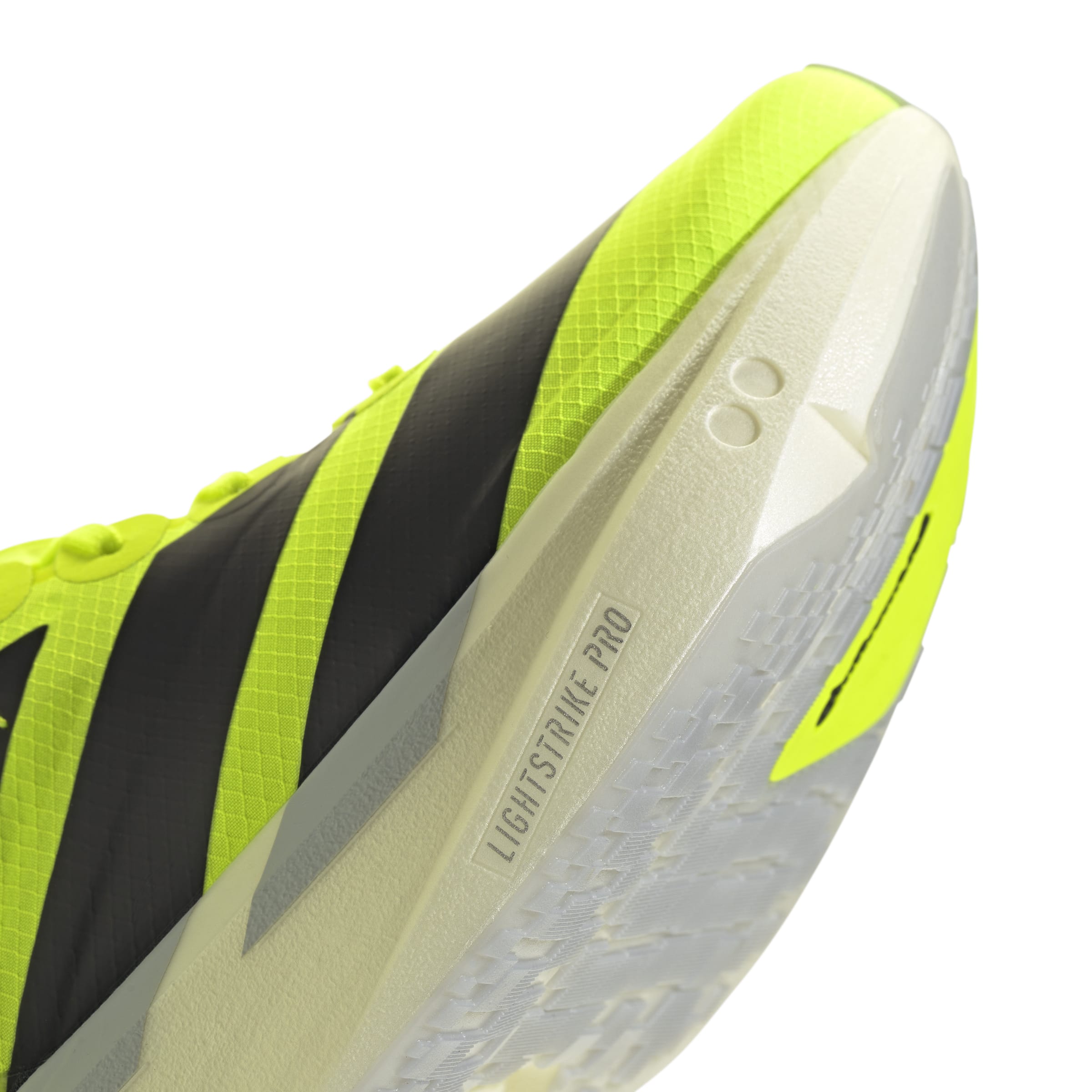 Adidas ADIZERO TAKUMI SEN 11, Laufschuh, Herren, Lucid Lemon/Core Black/Halo Silver