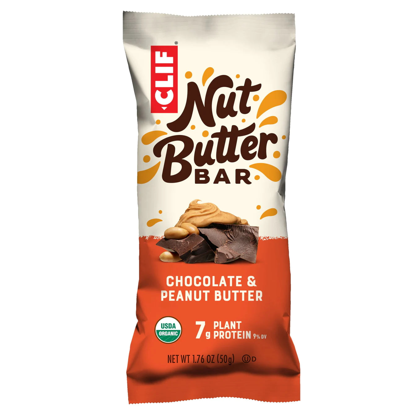 CLIF BAR Energie Riegel Nut Butter Bar, Chocolate Peanut Butter, 50g
