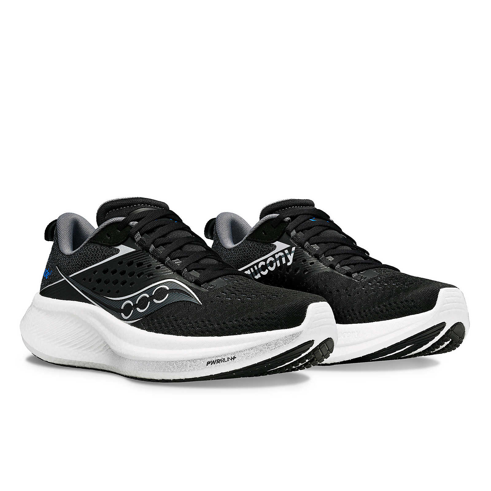 Saucony Ride 17, Damen, Laufschuhe, Black/White