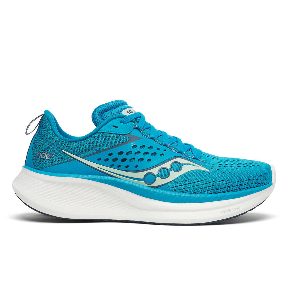 Saucony Ride 17, Damen, Laufschuhe, Viziblue/Mirage