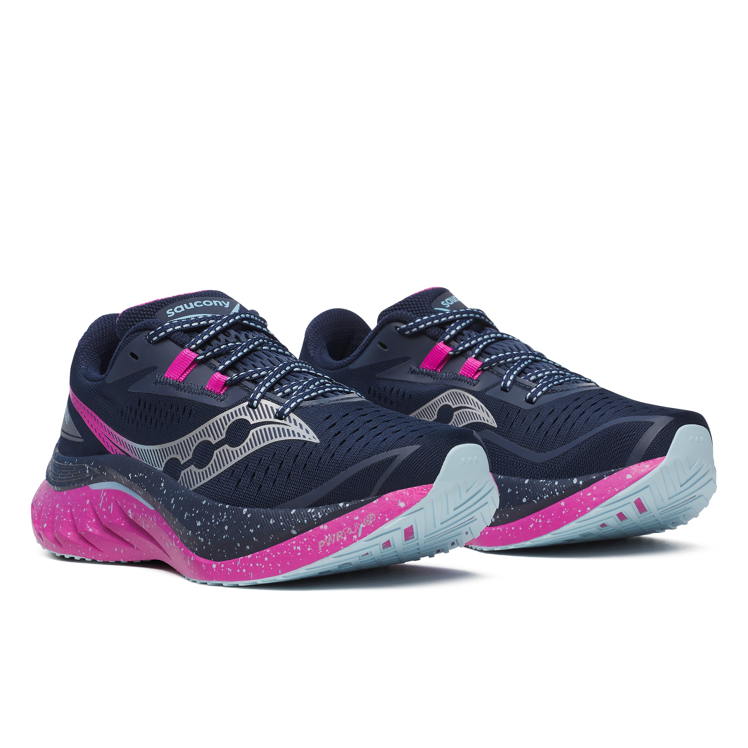 Saucony Endorphin Speed 4, Laufschuhe, Damen, Navy/Fuchsia