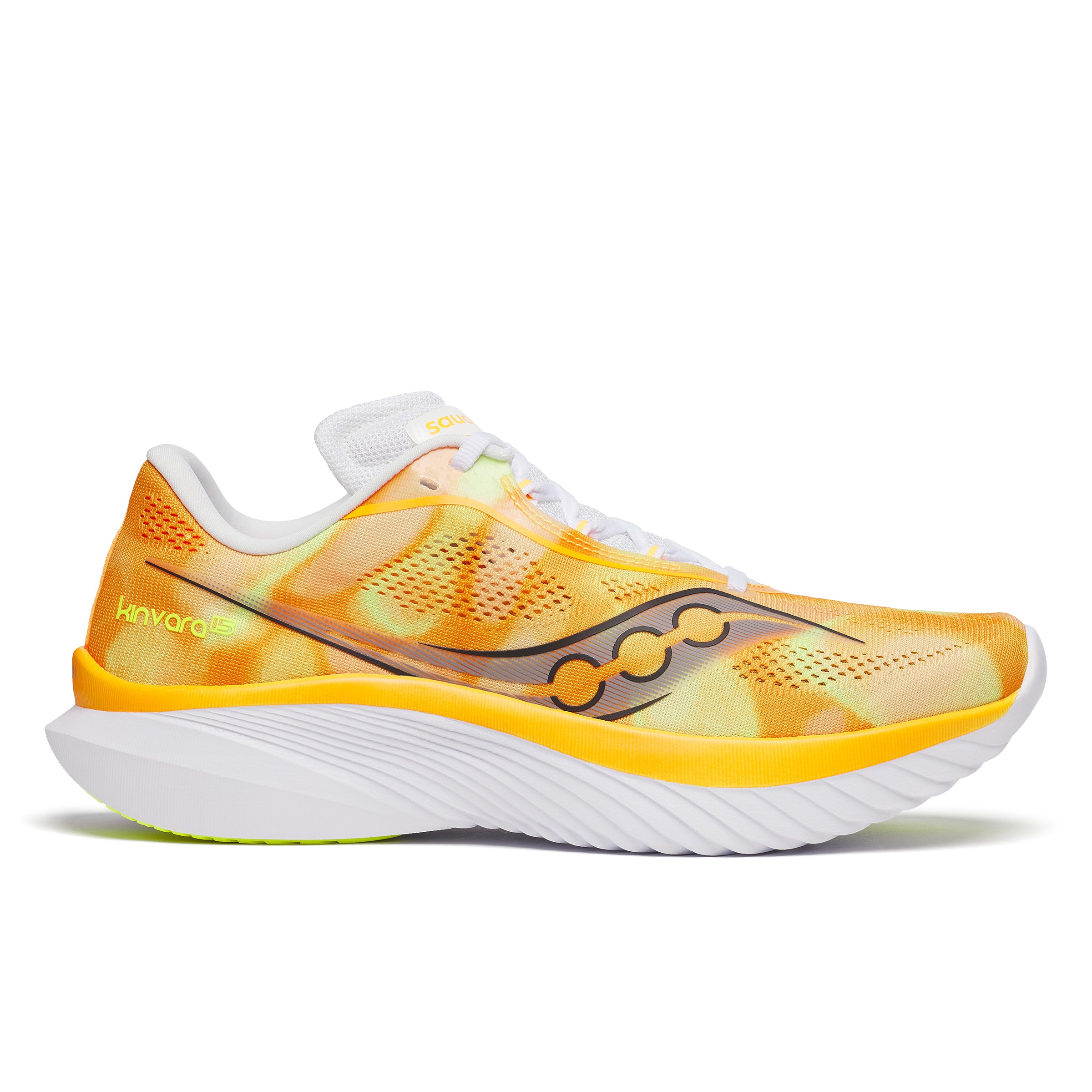 Saucony Kinvara 15, Laufschuhe, Herren, Peel/White Orange Clair