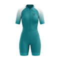 Trinovate Elite Aero Trisuit Sleeved, Turquoise Rush, Damen