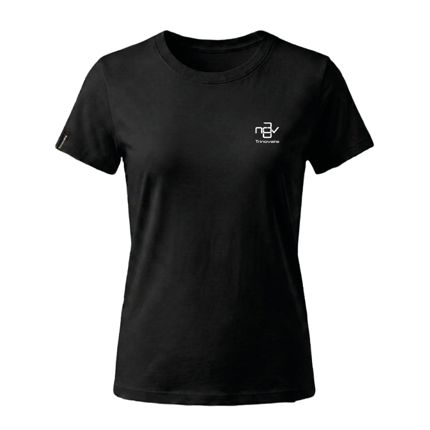 Trinovate Essential T-Shirt, Damen, schwarz, Ansicht von vorn