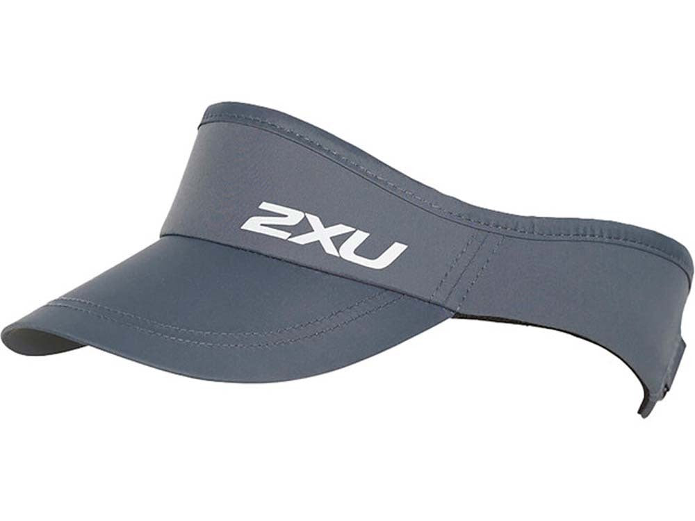 2XU Unisex Run Visor Turbulence/White