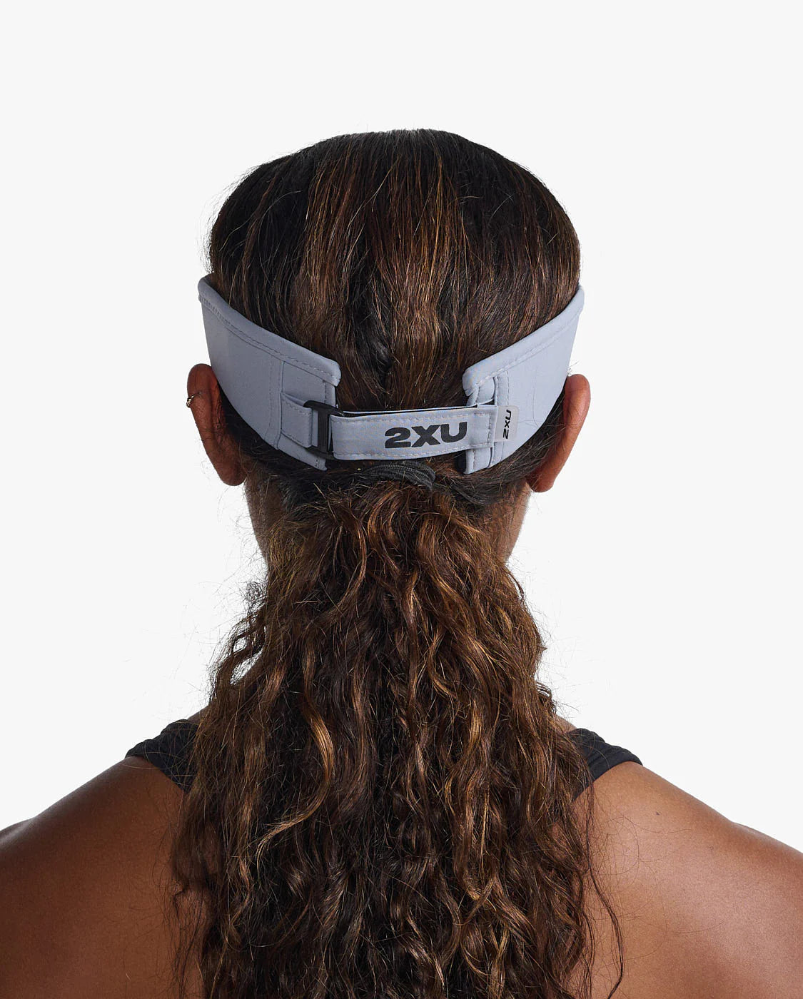 2XU Run Visor, Unisex, weathervane/black