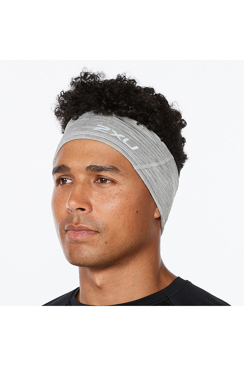 2XU Ignition Headband, Stirnband, unisex, grau/reflektierend