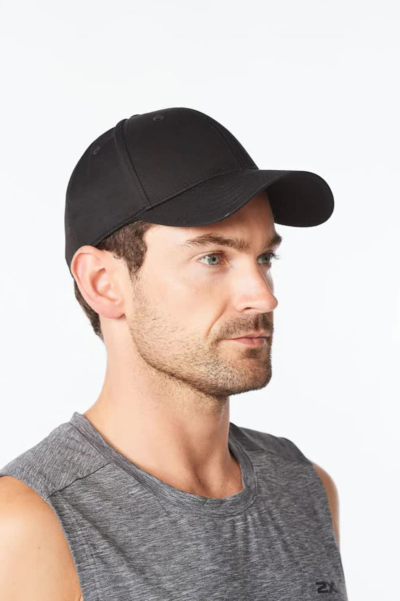 2XU Multiply Cap, Unisex, Black/Silver