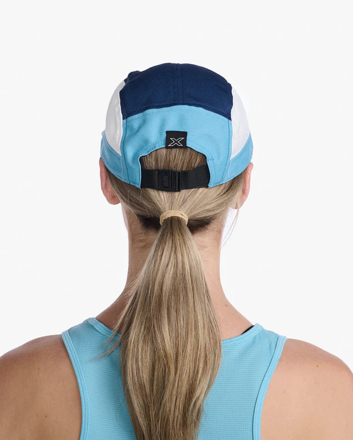 2XU Light Speed Cap, Unisex, Moonlight/Bluejay