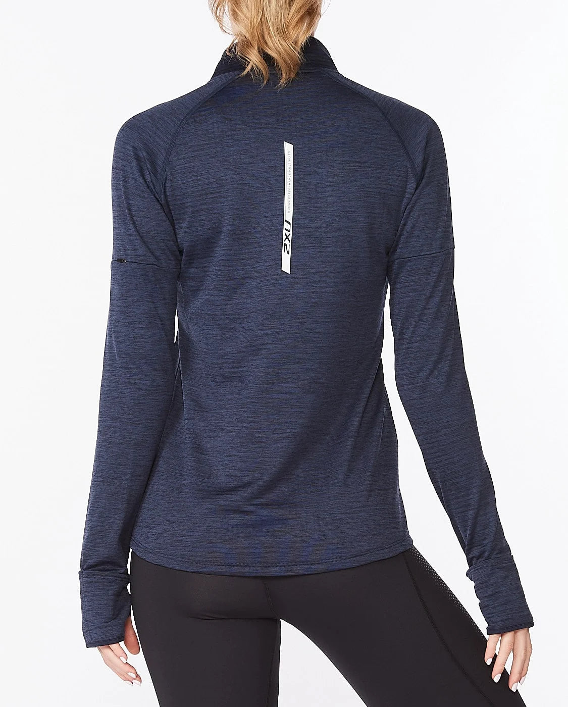 2XU Ignition 1/4 Zip, Jacket, Damen, Midnight/White Reflective