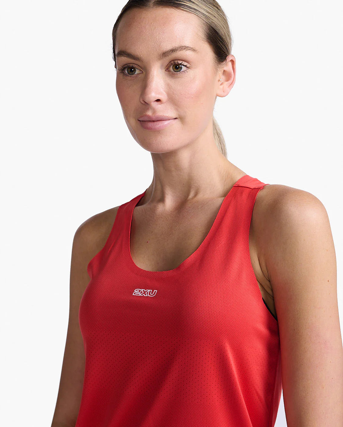 2XU Light Speed Tech Singlet, Damen, rot