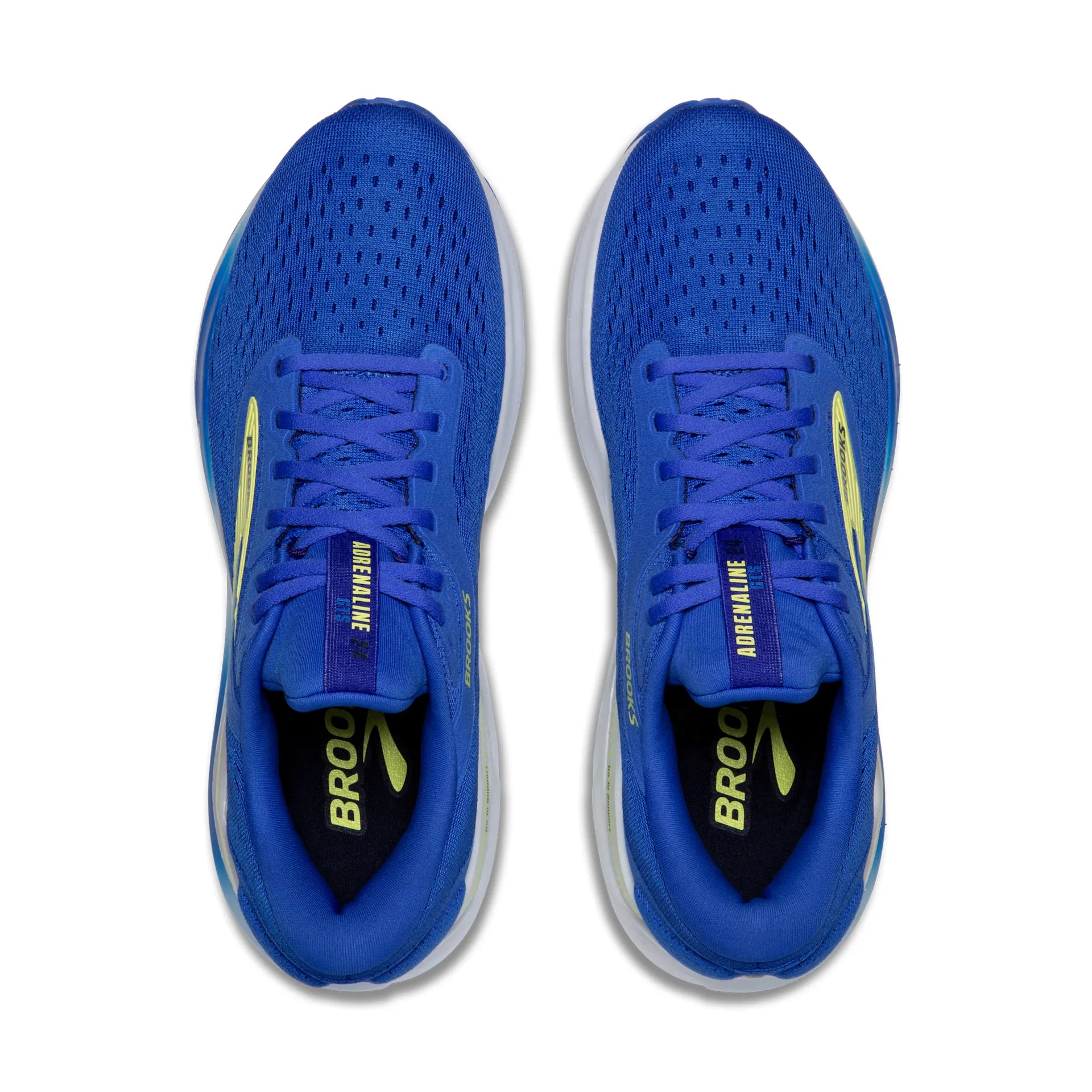 Brooks Adrenaline GTS 24, Herren, Cobalt/Neo Yellow/Peacoat