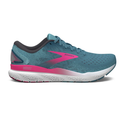 Brooks Ghost 16, Laufschuh, Damen, Blue/Pink/Moroccan Blue