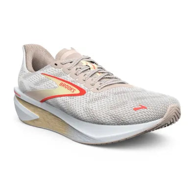 Brooks Hyperion 2, Laufschuh, Damen, White/Peach/Coral