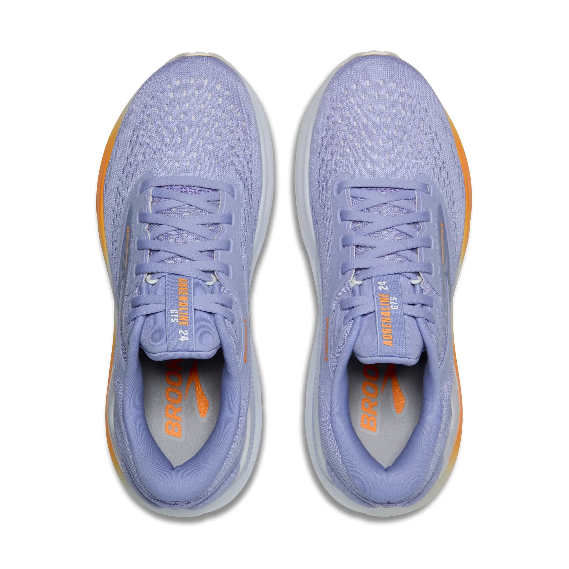 Brooks Adrenaline GTS 24, Laufschuhe, Damen, Blue Heron/White/Orange