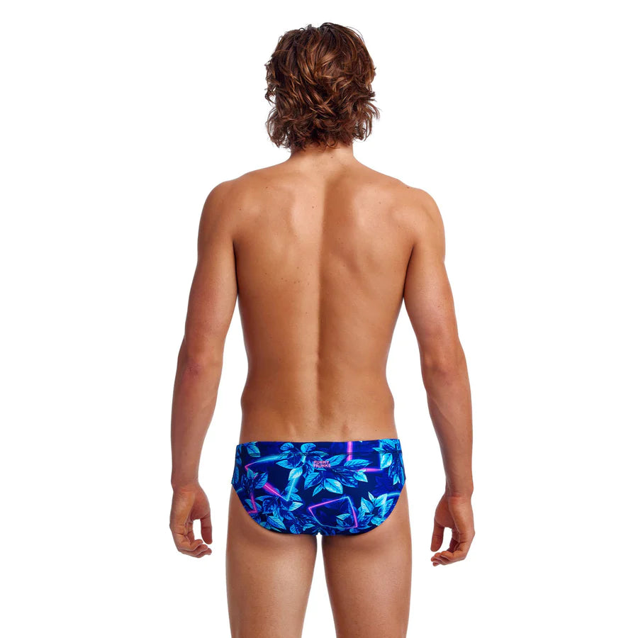 Way Funky Funky Trunks, Classic Briefs Leaf Laser, Badehose, Herren