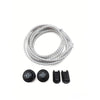 Trinovate Essential Speed Laces, elastische Schnürsenkel, Arctic White