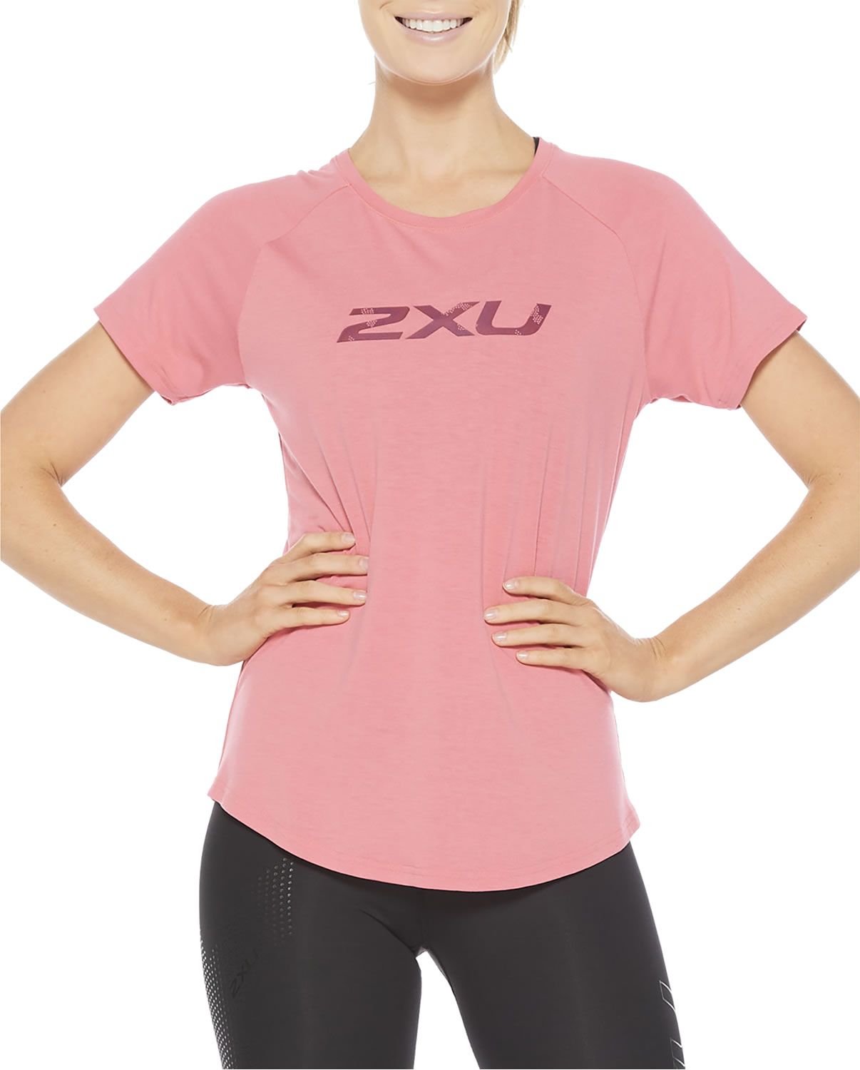 2XU Contender S/S Tee, Damen, Blossom