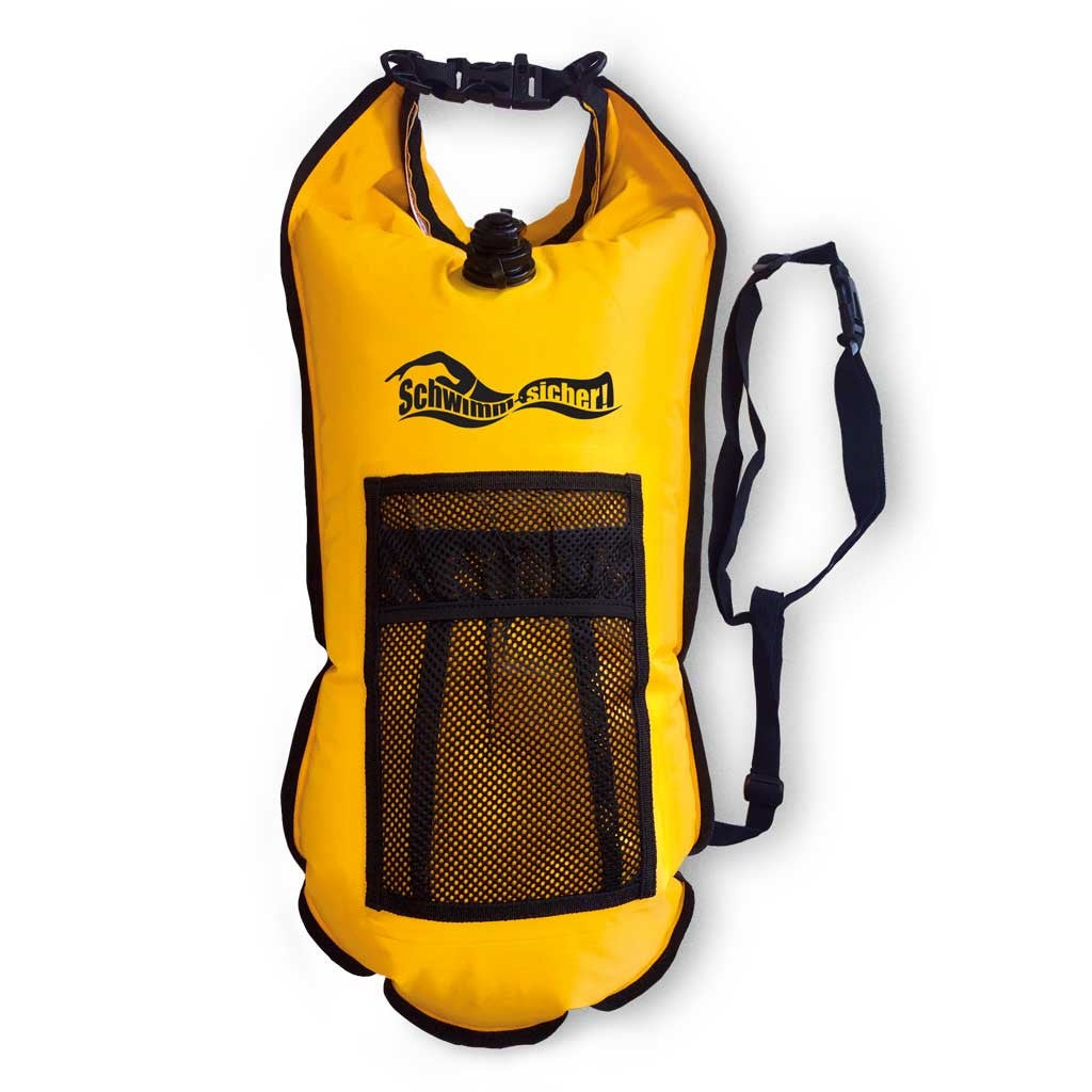 triathlon.de Swim &amp; Safety Buoy Mesh, yellow