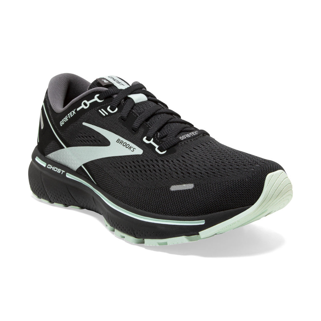 Brooks Ghost 14 GTX, women, black/blackened pearl/aquaglass, black/aqua