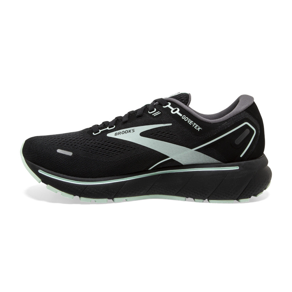 Brooks Ghost 14 GTX, women, black/blackened pearl/aquaglass, black/aqua