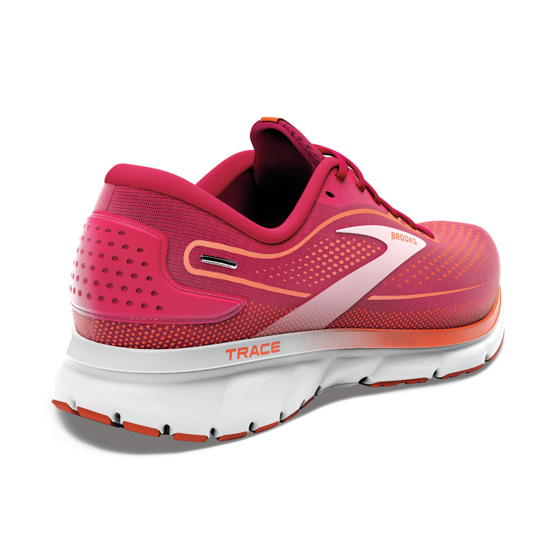 Brooks Trace 2, Damen, sangria/red/pink, rot/pink