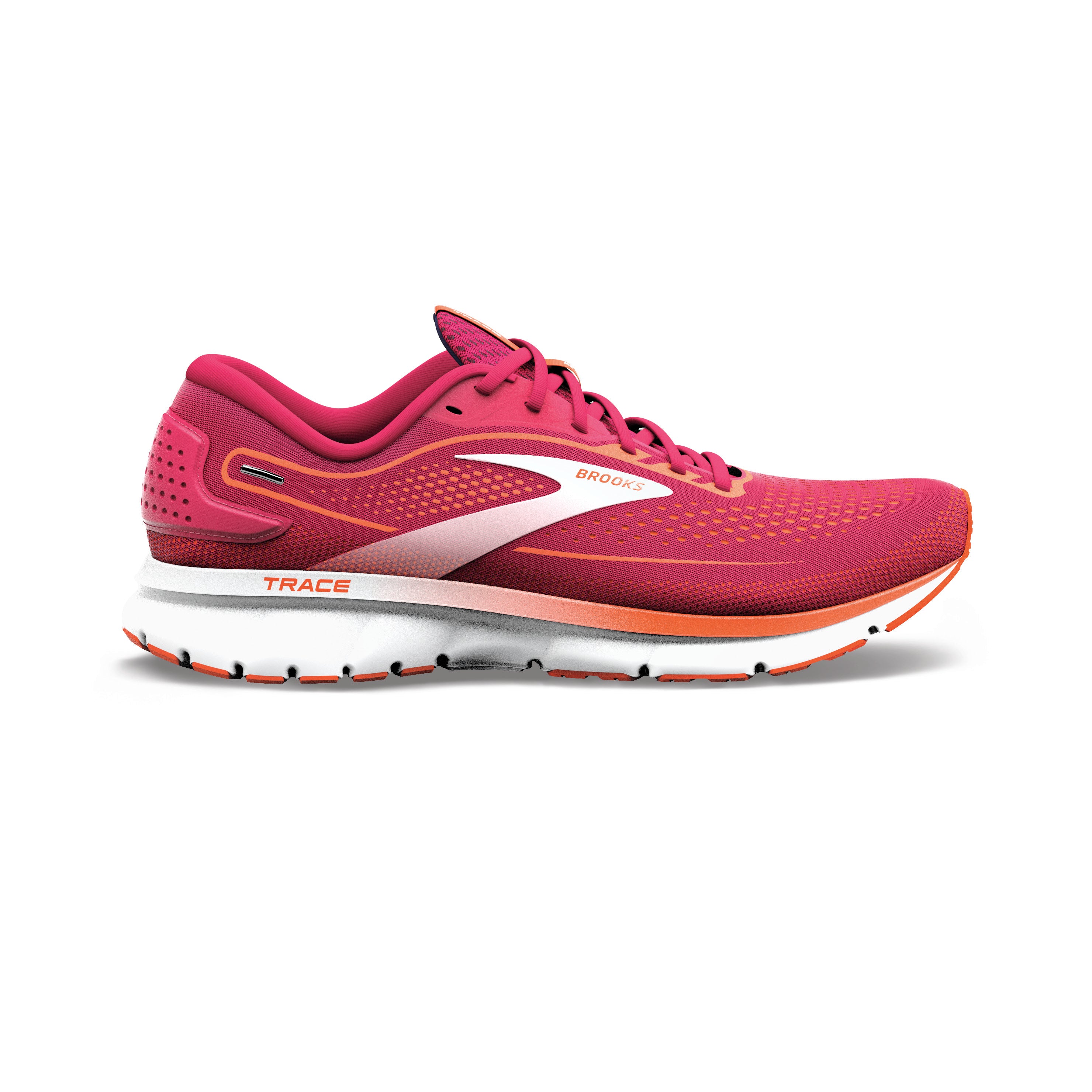 Brooks Trace 2, women, sangria/red/pink, red/pink 
