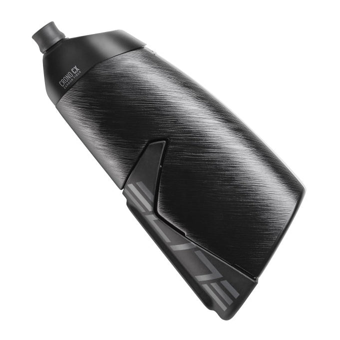 Elite Aero-Flaschenkit Crono CX, Halter + Flasche, schwarz, 500 ml