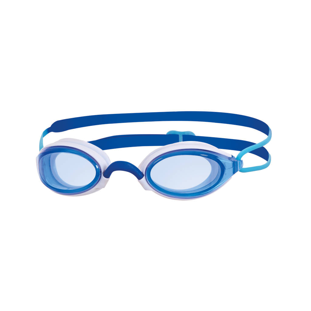Zoggs Fusion Air, tinted lenses, navy/blue/tint, blue/white