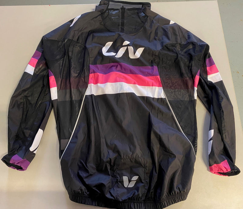 Liv Race Day Windbreaker Jacket black/purple/hot pink Größe L