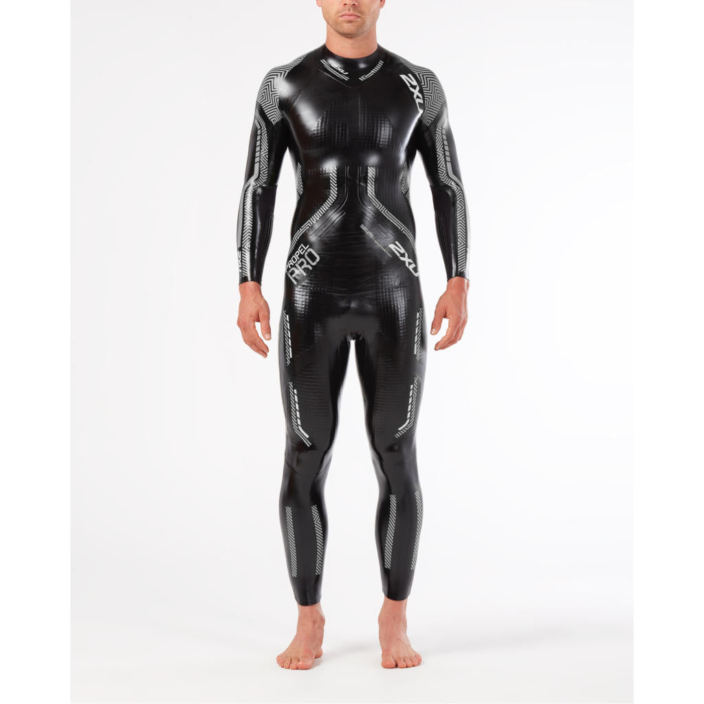 2XU Propel Pro, wetsuit, black/silver, men, 2023