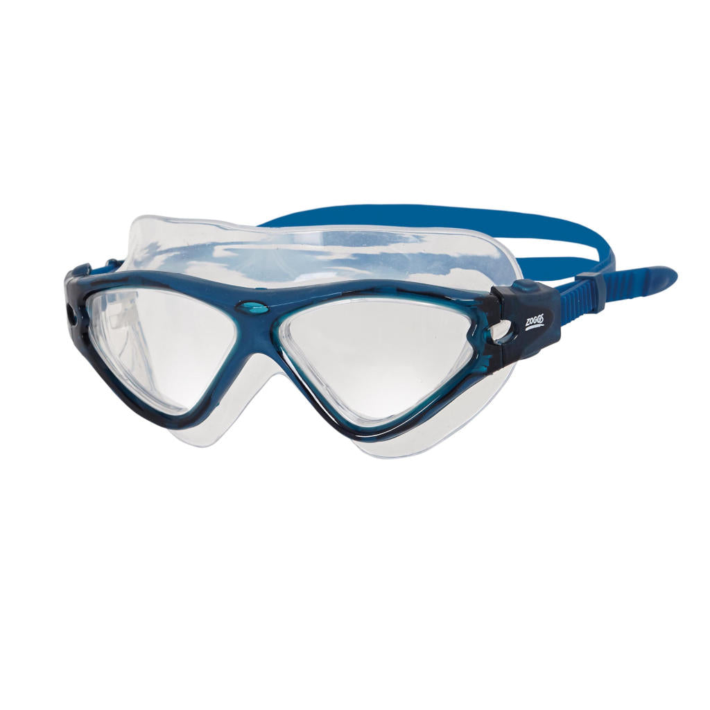 Zoggs Tri Vision Mask, clear lenses, blue