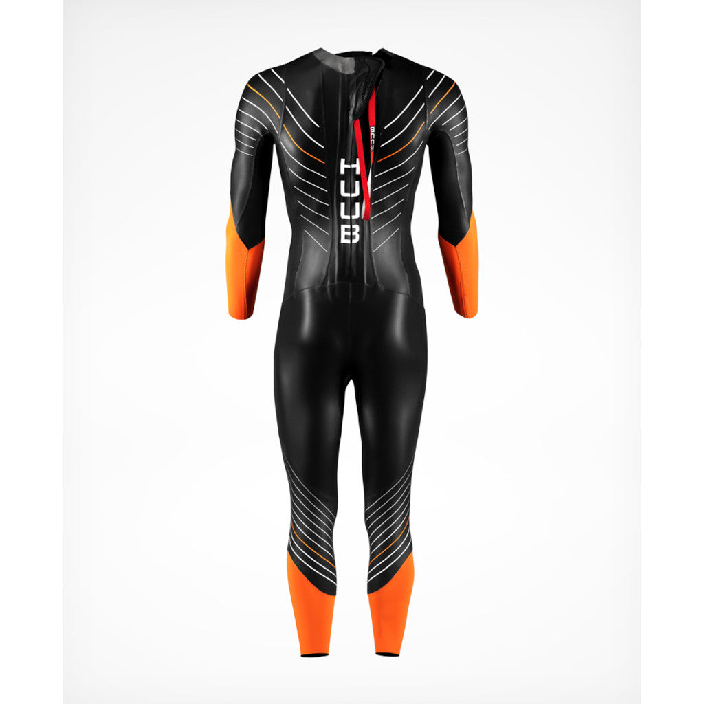 Tester Huub Araya 3:5, Neoprenanzug, schwarz/orange, Herren, 2022