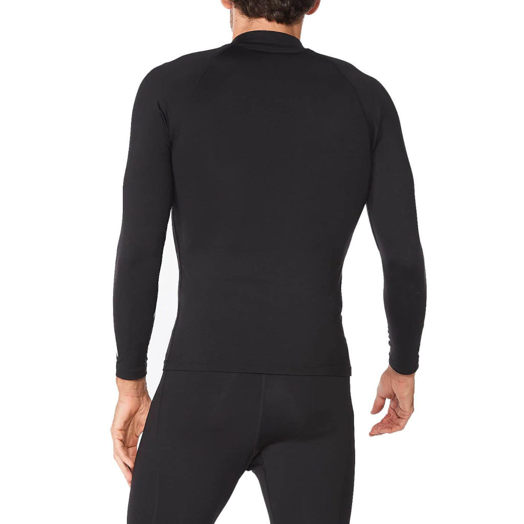 2XU Ignition Compression Longsleeve, Men, black/silver reflective, black