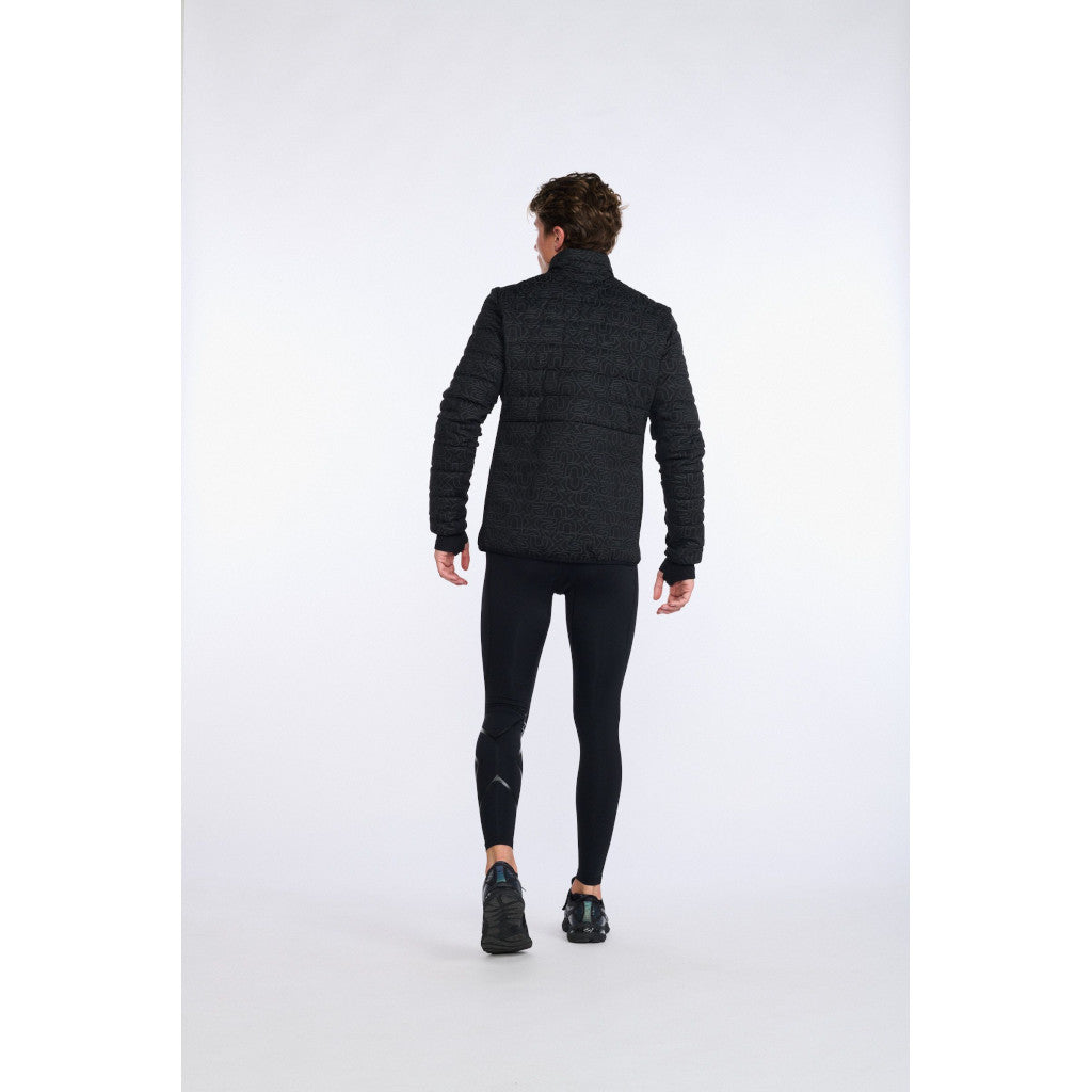 2XU Ignition Insulation Jacket, Men, black/abstract monogram, black