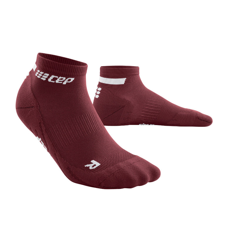 CEP The Run Compression Socks - Low Cut, Herren, dark red, dunkelrot