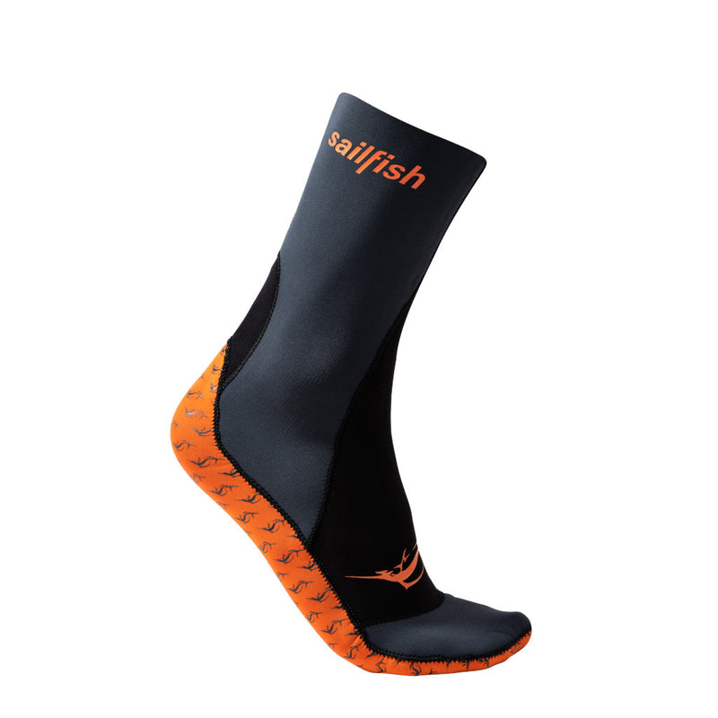 Sailfish Neopren Socks, Socken, orange/schwarz