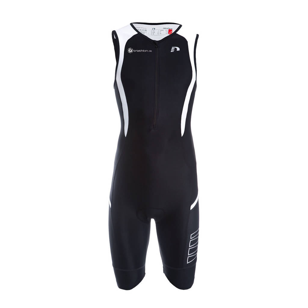 Newline Triathlon Suit, men, black/white, size S 