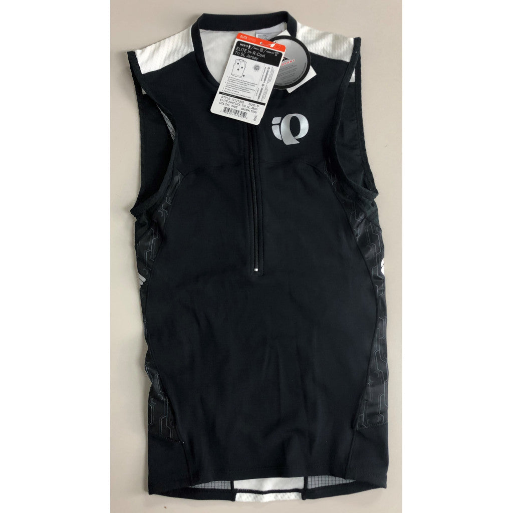 Pearl Izumi Elite In-R-Cool Tri Singlet, men, jersey, black/white, size S 