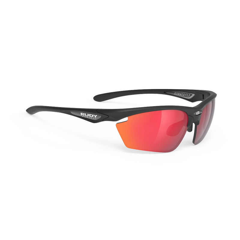 RUDY Project Stratofly Black Matte - MLS Red, rot/schwarz, Radbrille, Sportbrille